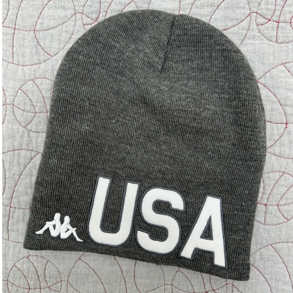 Kappa Beanie Hat Charcoal 6Cento‎ Wabato2 USA Ski / Mens One Size